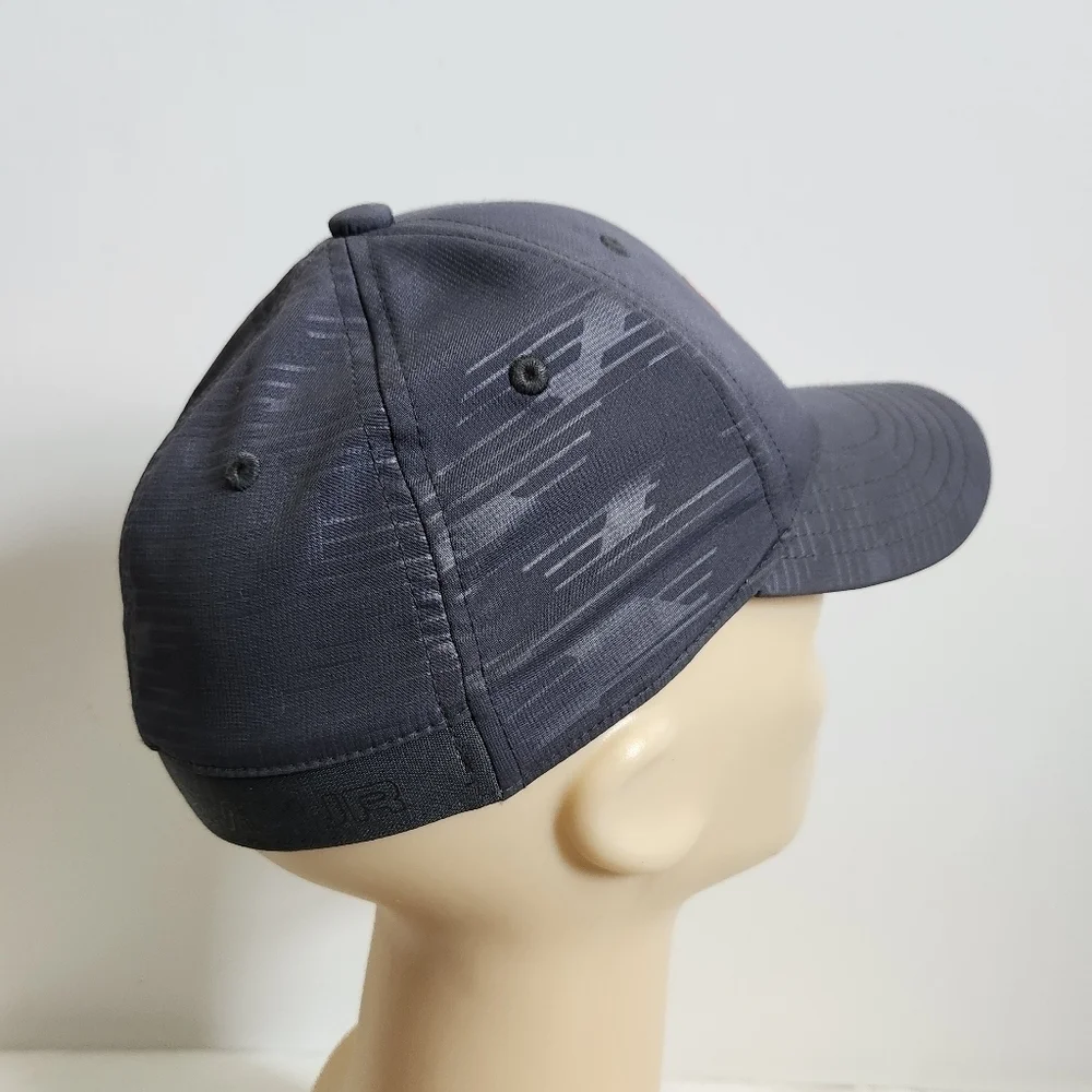 Under Armour UA Storm Youth Gray Orange Baseball Hat Cap Size S/M